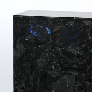 岩石ブックエンド Sサイズ スペクトロライトブルー 0398