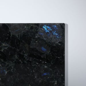 岩石ブックエンド Sサイズ スペクトロライトブルー 0399