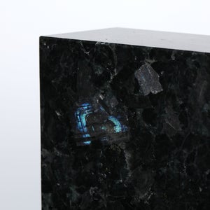 岩石ブックエンド Sサイズ スペクトロライトブルー 0401