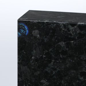 岩石ブックエンド Sサイズ スペクトロライトブルー 0404