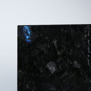 岩石ブックエンド Sサイズ スペクトロライトブルー 0406