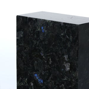 岩石ブックエンド Sサイズ スペクトロライトブルー 0407