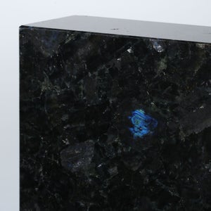 岩石ブックエンド Sサイズ スペクトロライトブルー 0411