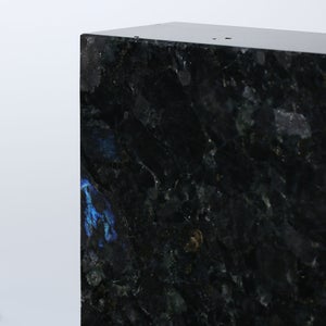 岩石ブックエンド Sサイズ スペクトロライトブルー 0413