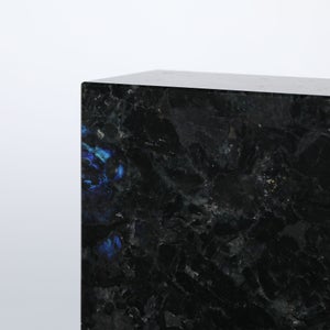 岩石ブックエンド Sサイズ スペクトロライトブルー 0417