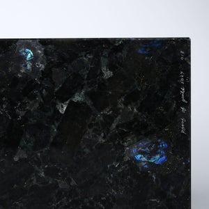 岩石ブックエンド Sサイズ スペクトロライトブルー 0418