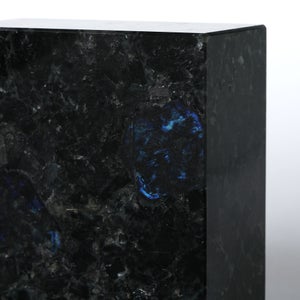 岩石ブックエンド Sサイズ スペクトロライトブルー 0422