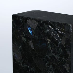 岩石ブックエンド Sサイズ スペクトロライトブルー 0423