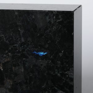 岩石ブックエンド Sサイズ スペクトロライトブルー 0424