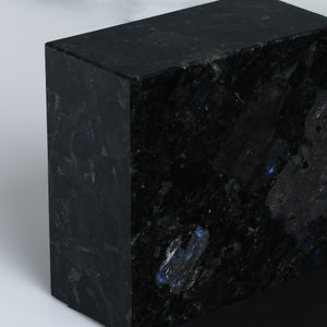 岩石ブックエンド Sサイズ スペクトロライトブルー 0391