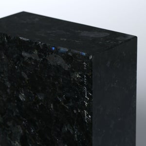 岩石ブックエンド Sサイズ スペクトロライトブルー 0427