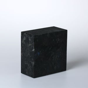 岩石ブックエンド Sサイズ スペクトロライトブルー 0400