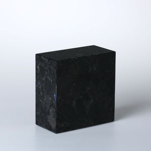 岩石ブックエンド Sサイズ スペクトロライトブルー 0401