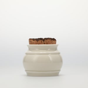 キッチンツールキャニスター 75mm 樽 グレー 鬼皮コルク付 4695