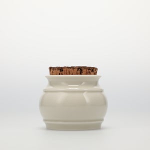 キッチンツールキャニスター 75mm 樽 グレー 鬼皮コルク付 4706