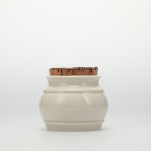 キッチンツールキャニスター 75mm 樽 グレー 鬼皮コルク付 4750