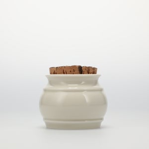 キッチンツールキャニスター 75mm 樽 グレー 鬼皮コルク付 4761