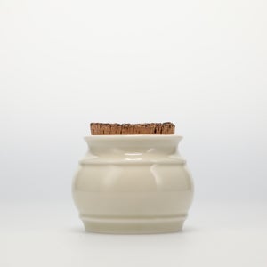 キッチンツールキャニスター 75mm 樽 グレー 鬼皮コルク付 5053