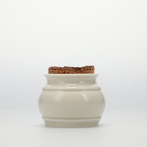 キッチンツールキャニスター 75mm 樽 グレー 鬼皮コルク付 4720