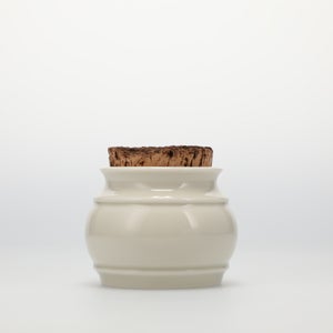 キッチンツールキャニスター 75mm 樽 グレー 鬼皮コルク付 4724