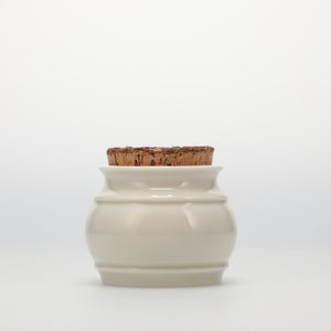 キッチンツールキャニスター 75mm 樽 グレー 鬼皮コルク付 4738