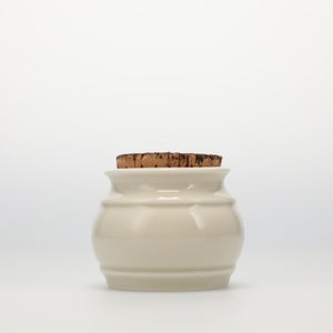 キッチンツールキャニスター 75mm 樽 グレー 鬼皮コルク付 4978