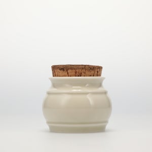 キッチンツールキャニスター 75mm 樽 グレー 鬼皮コルク付 4985