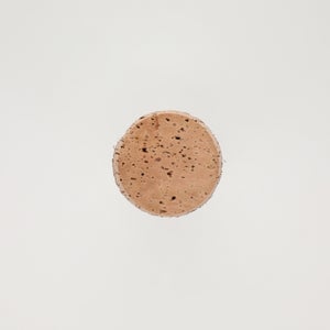 キッチンツールキャニスター 75mm 樽 グレー 鬼皮コルク付 4633