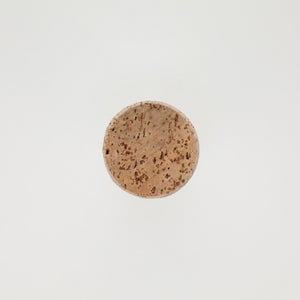 キッチンツールキャニスター 75mm 樽 グレー 鬼皮コルク付 4649