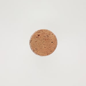 キッチンツールキャニスター 75mm 樽 グレー 鬼皮コルク付 4656