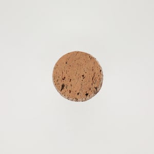 キッチンツールキャニスター 75mm 樽 グレー 鬼皮コルク付 4671