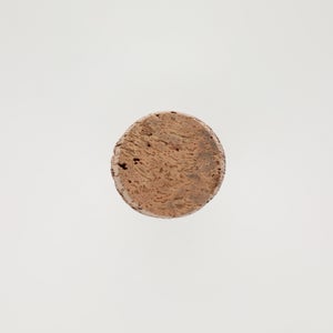 キッチンツールキャニスター 75mm 樽 グレー 鬼皮コルク付 4673