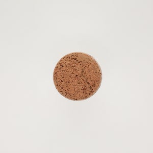 キッチンツールキャニスター 75mm 樽 グレー 鬼皮コルク付 4688