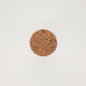 キッチンツールキャニスター 75mm 樽 グレー 鬼皮コルク付 4694