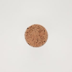 キッチンツールキャニスター 75mm 樽 グレー 鬼皮コルク付 4700