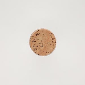 キッチンツールキャニスター 75mm 樽 グレー 鬼皮コルク付 4705