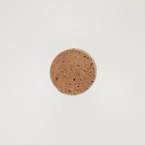 キッチンツールキャニスター 75mm 樽 グレー 鬼皮コルク付 4706