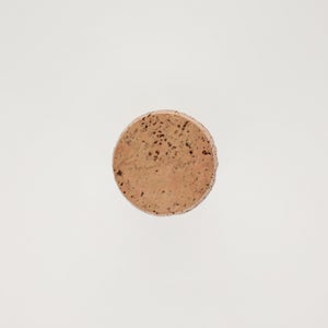 キッチンツールキャニスター 75mm 樽 グレー 鬼皮コルク付 4708