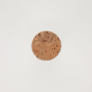 キッチンツールキャニスター 75mm 樽 グレー 鬼皮コルク付 4713