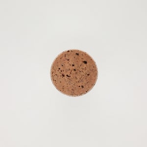 キッチンツールキャニスター 75mm 樽 グレー 鬼皮コルク付 4719