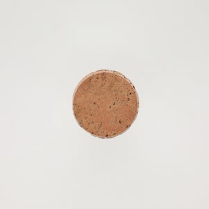 キッチンツールキャニスター 75mm 樽 グレー 鬼皮コルク付 4722