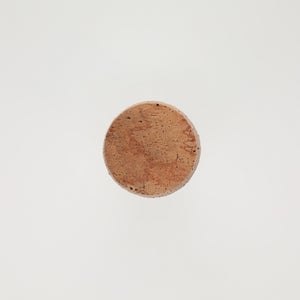 キッチンツールキャニスター 75mm 樽 グレー 鬼皮コルク付 4725