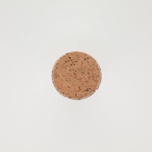 キッチンツールキャニスター 75mm 樽 グレー 鬼皮コルク付 4727