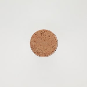 キッチンツールキャニスター 75mm 樽 グレー 鬼皮コルク付 4729