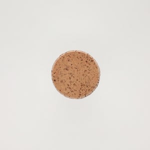 キッチンツールキャニスター 75mm 樽 グレー 鬼皮コルク付 4737