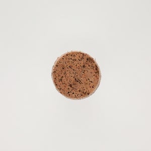 キッチンツールキャニスター 75mm 樽 グレー 鬼皮コルク付 4738