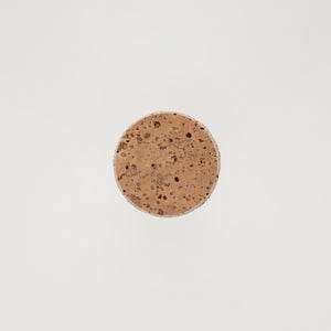 キッチンツールキャニスター 75mm 樽 グレー 鬼皮コルク付 4740