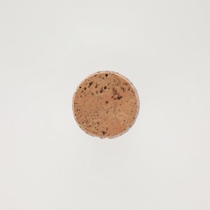 キッチンツールキャニスター 75mm 樽 グレー 鬼皮コルク付 4746