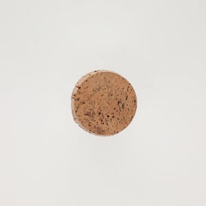 キッチンツールキャニスター 75mm 樽 グレー 鬼皮コルク付 4748