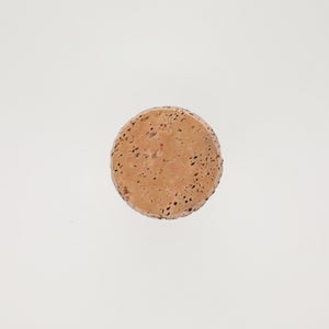 キッチンツールキャニスター 75mm 樽 グレー 鬼皮コルク付 4752